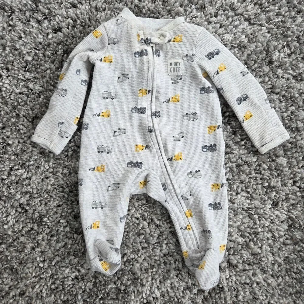 3 Pair Of Baby Footie Baby Pajamas Newborn Carters Baby Starters Brand